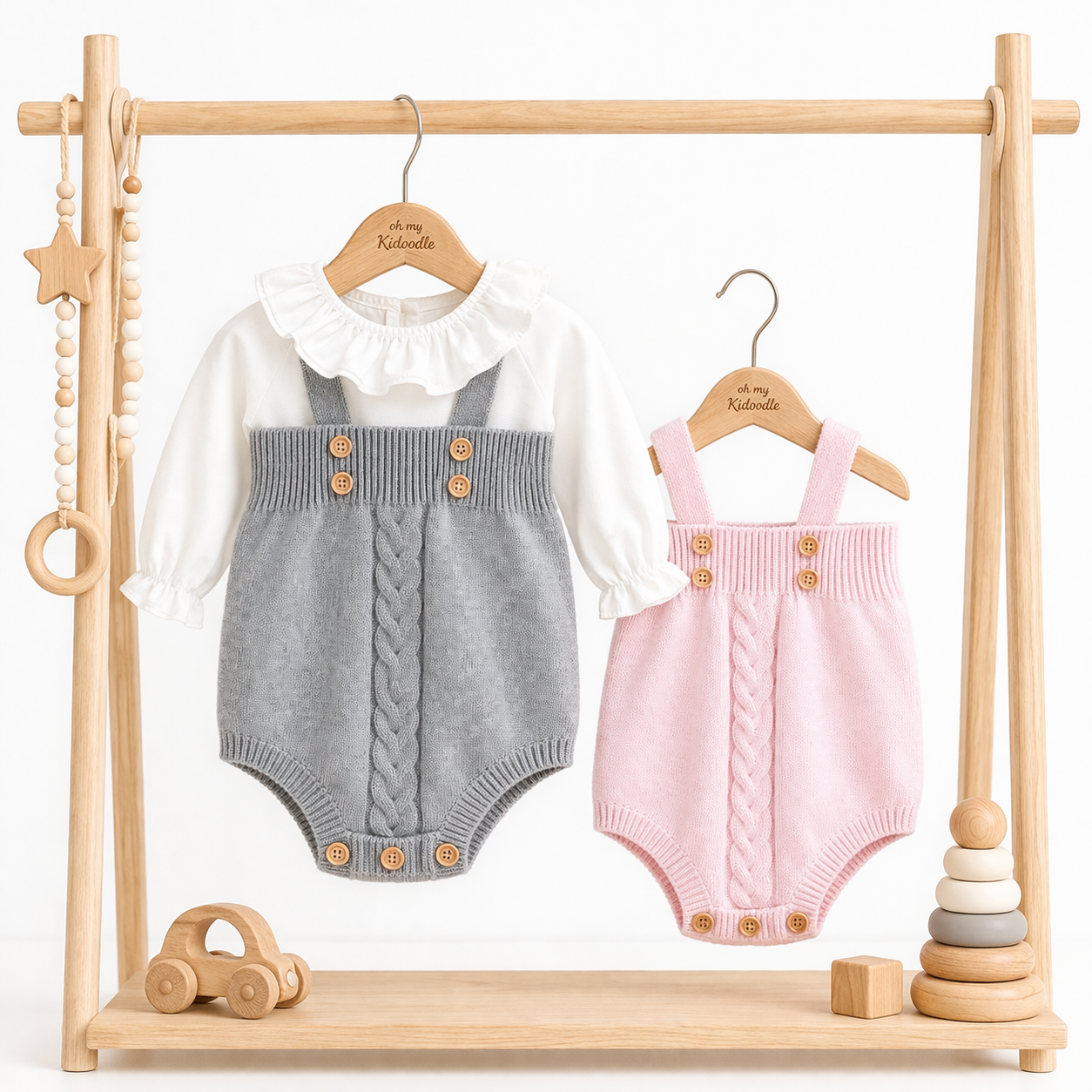 Body Tricoté Sans Manches Bébé Fille