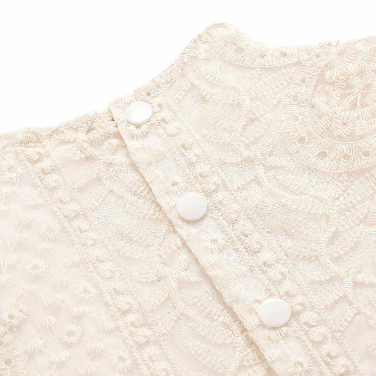 Combinaison Bébé Fille Dentelle Beige