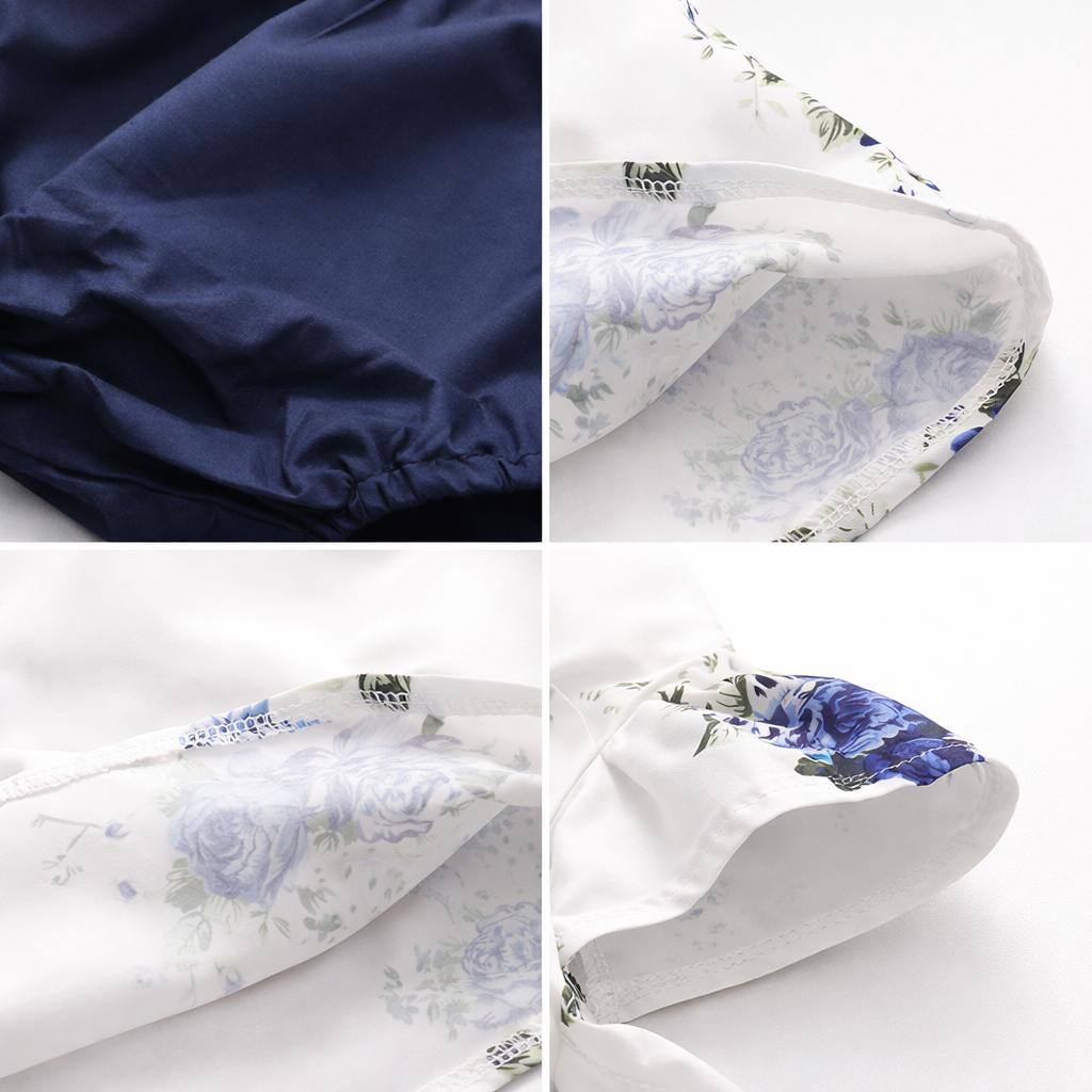 Ensemble Jupe Plissée + Short Floral Bébé Fille - 100% Coton