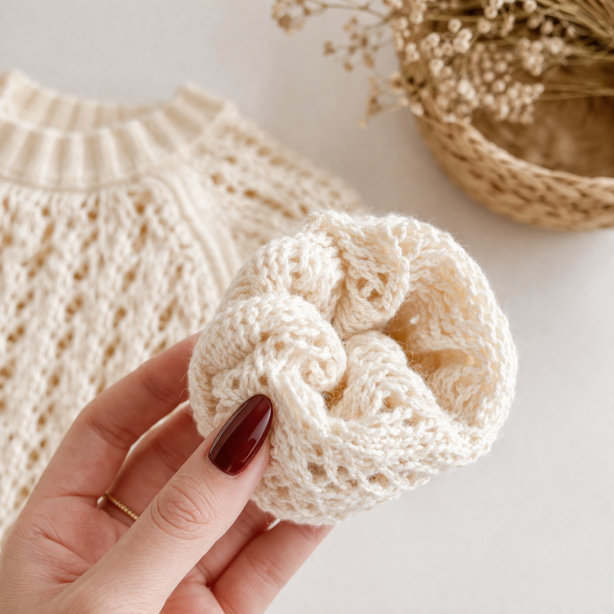 Robe Bébé Fille Maille Douce Manches Longues | Oh my Kidoodle