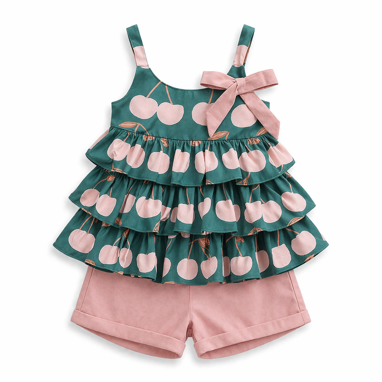 Robe Fille Été Légère & Colorée — 10 Coloris, Tailles 3T à 7 (2-7 ans) | Oh my Kidoodle Pink D