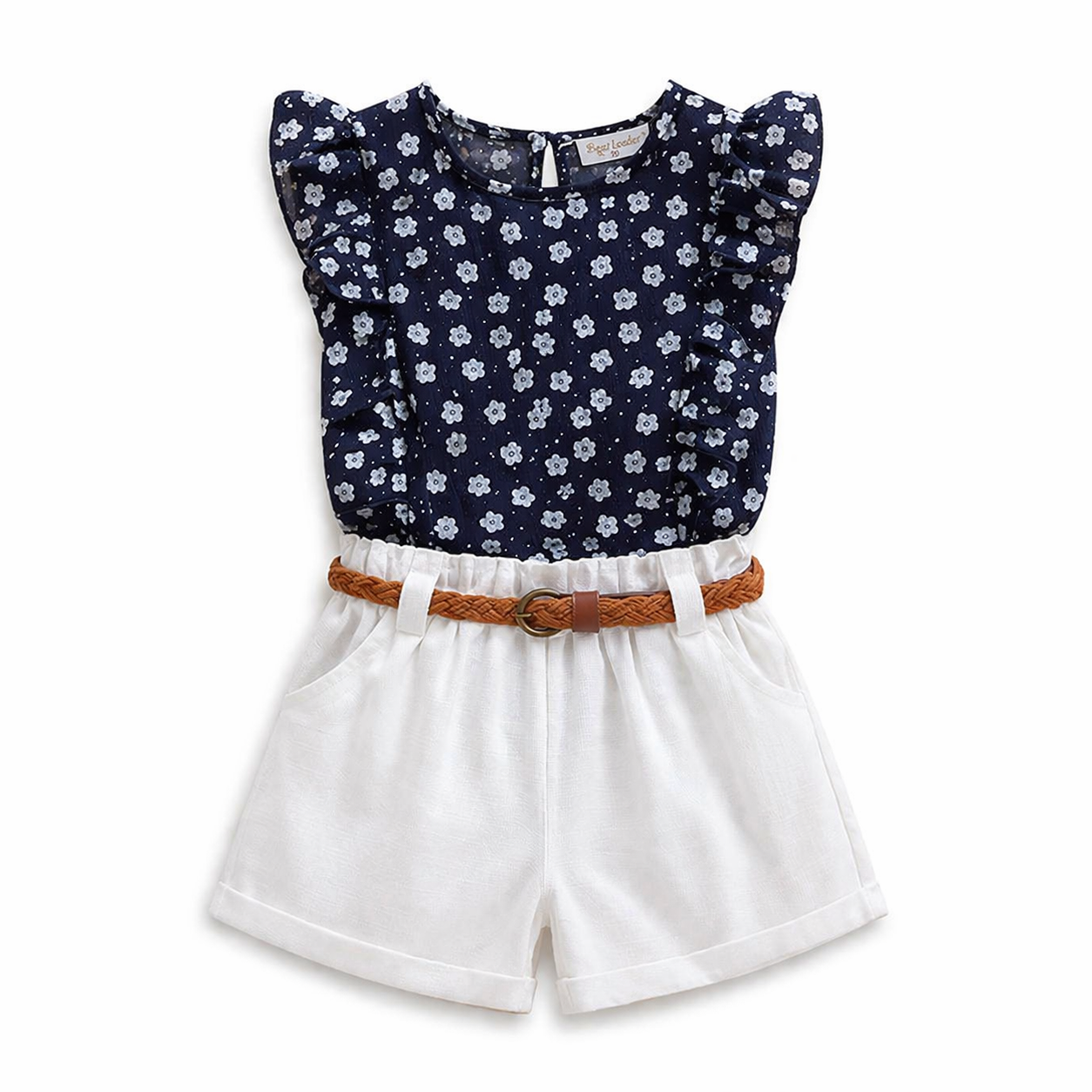 Robe Fille Été Légère & Colorée — 10 Coloris, Tailles 3T à 7 (2-7 ans) | Oh my Kidoodle Blue