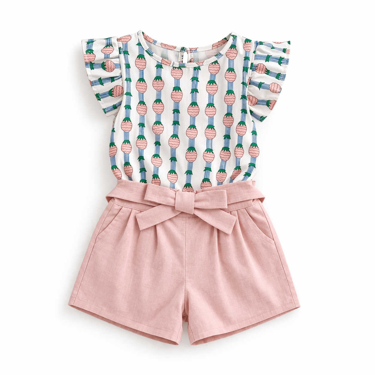 Robe Fille Été Légère & Colorée — 10 Coloris, Tailles 3T à 7 (2-7 ans) | Oh my Kidoodle Pink B